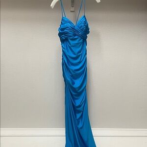 Faviana Vibrant Blue Maxi Dress
